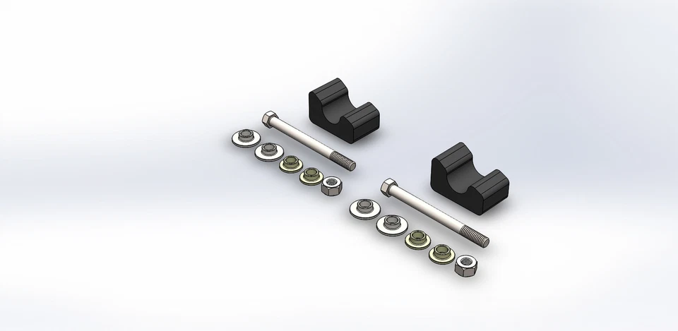 SLYDOG 1993 EXT 550 (EFI) Arctic Cat PR /SLY DOG MOUNT KIT A/C 7/16" MKTARC002 - Image 1 of 1