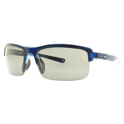 ¡¡NUEVO!! Gafas de sol para hombre REVO RE 4066 11 GY azul grano madera rectangular semi borde Foto 1 de 4