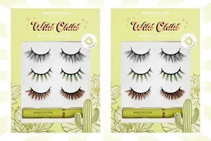 2 Profusion Cosmetics Desert Sage Wild Child Magnetic Lash Set - Picture 1 of 1