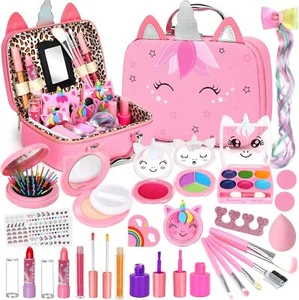 Kids Washable Makeup Girls Toys Makeup Kit for Kids Set Real Makeup 3- 12 Years - Picture 1 of 7