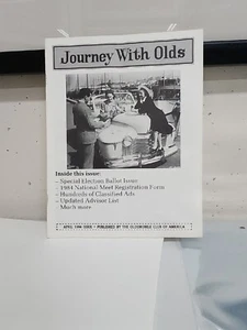 JOURNEY WITH OLDS JWO APR 1984 RARE HARD TO FIND COPY - Picture 1 of 2