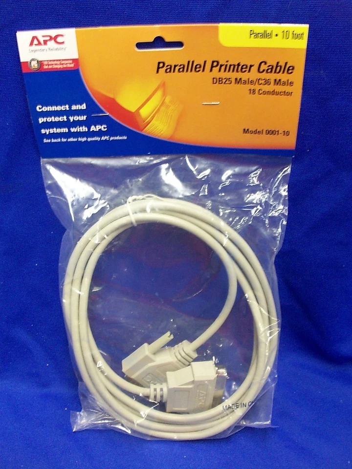 Parallel Printer 10 foot Cable - Image 1 of 1