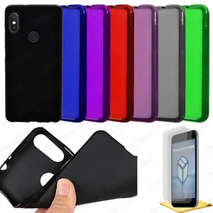 Funda carcasa XIAOMI REDMI NOTE 7 +2 PROTECTOR PANTALLA GEL TPU Mate Colores - Imagen 1 de 9