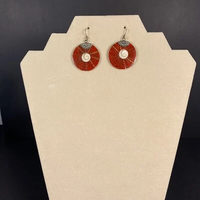 Pendientes Acero Inoxidable con Top Caracol e Incrustación Ojo Shiva Foto 1 de 3