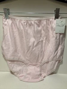 Rene Rofe Pink Cotton Brief Underwear Granny Panty Size 9 - Picture 1 of 3