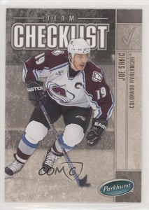 2005-06 Parkhurst Team Checklist Joe Sakic #678 HOF