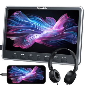 12" HD Screen Portable DVD Player for Car Av-in Av-out USB SD HDMI+Headphones - Picture 1 of 13