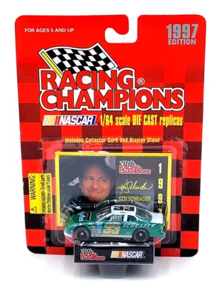 1997 Racing Champions Chevy Monte Carlo Ken Schrader 1:64 NASCAR Vintage - Image 1 of 4