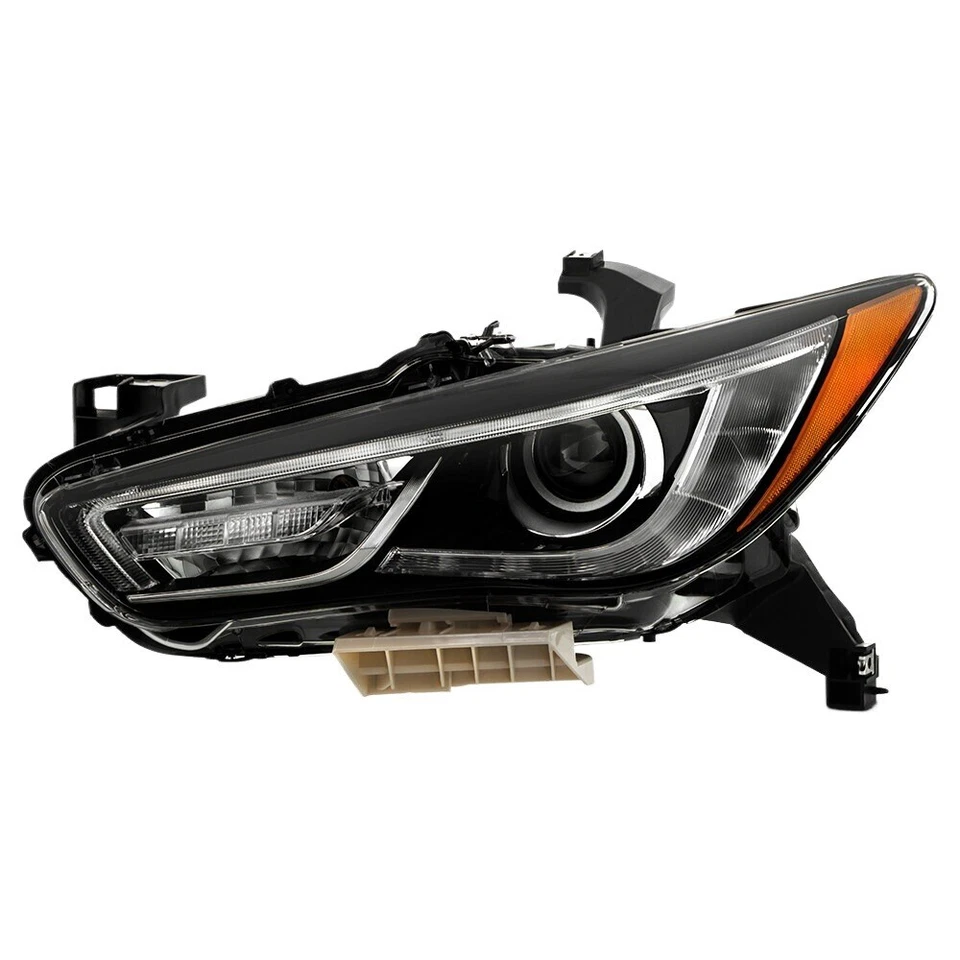For 2016-2019 Infiniti QX60 HID w/LED DRL non-AFS Projector Headlight left side Foto 1 de 4