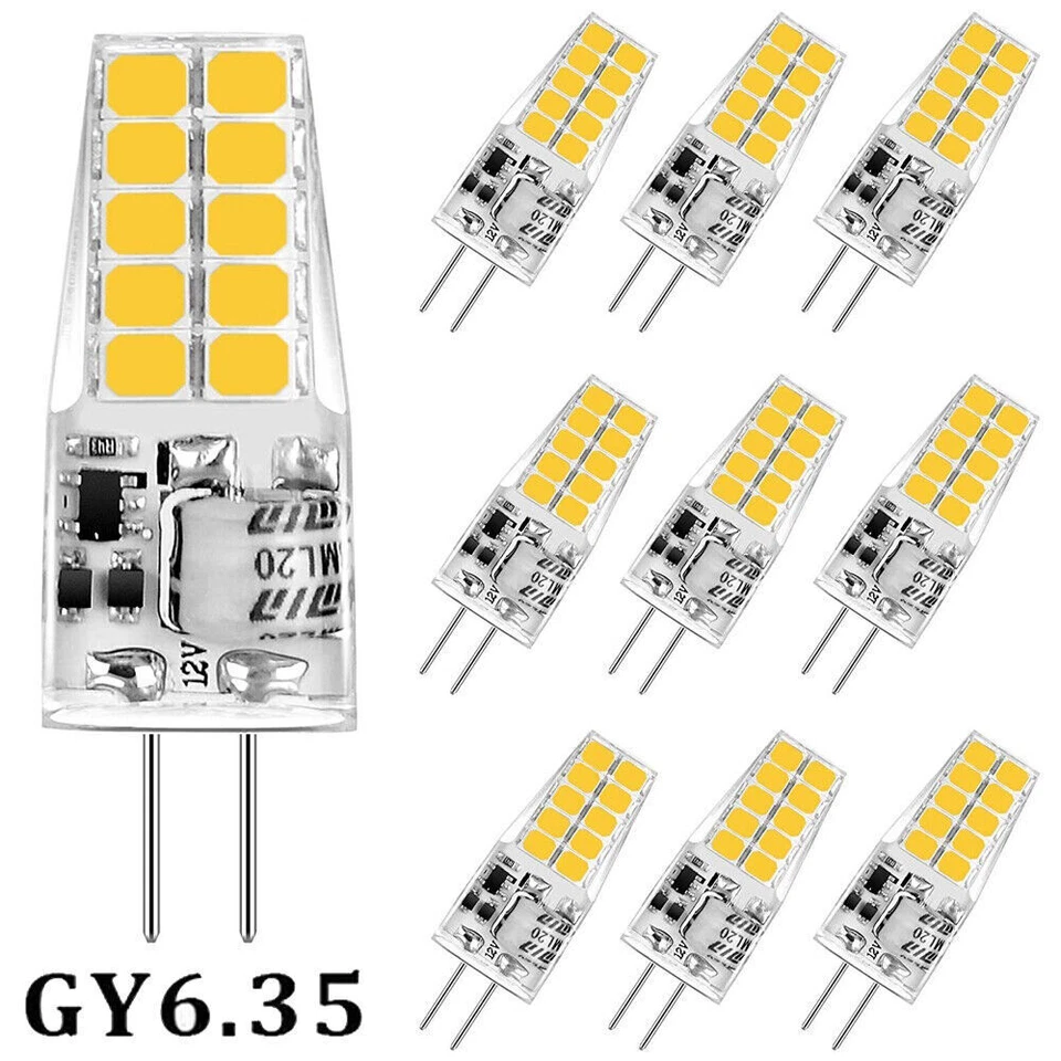 2/4/8X G6.35 LED  Sparlampe Leuchtmittel Birne Lampe Warmweiß Kaltweiß 12V AC - Bild 1 von 4