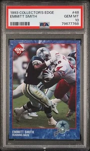 Emmitt Smith 1993 Collectors Edge Football Card #48 Graded PSA 10 - Picture 1 of 1