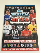 COLLECTION WALLCHART - Topps Match Attax Premier League 2011/12 Cards UK EDITION