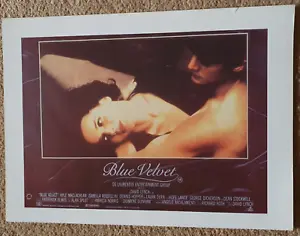 FILM ART CARD PRINT - David Lynch Film - BLUE VELVET - SIZE 30cm x 22cm - Picture 1 of 1
