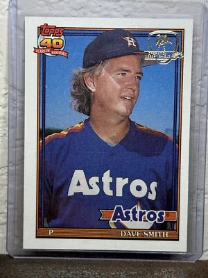 1991 Topps Operation Desert Shield #215 Dave Smith Houston Astros NM - Image 1 of 2