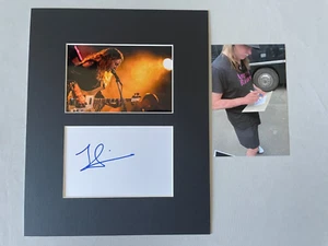 JOAKIM SVENINGSSON Friska Viljor In-person signed Passepartout 24x30 +Beweisfoto - Picture 1 of 1