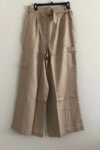 Studio Park x Amy Stran Lyocell kurze Hose mit Gürtel - steinfarben (Größe 10 Tall) a648612 - Bild 1 von 6