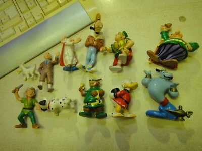 Bullyland Lote De 11 Figuras /peter pan/ Disney /tin tin /Asterix etc España - Immagine 1 di 4