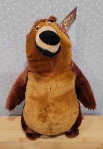 2006 Nanco Open Season Boog Grizzly Brown Bear Plush Toy W/ Tag 12" - Picture 1 of 11