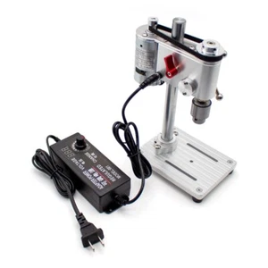 Micro Bench Drill 0.3-6MM Drilling Machine Watch Repair Tools with Power Adapter - Picture 1 of 8