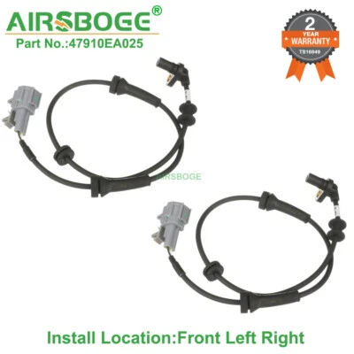 2X Sensor de Velocidade de Roda ABS Frontal Esquerda Direita Para Nissan Frontier Pathfinder Xterra - Imagem 1 de 4