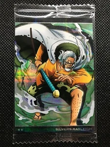 Silvers Rayleigh 10-16 R One Piece Anime Wafer Card Holo Japanese BANDAI F/S - Picture 1 of 4