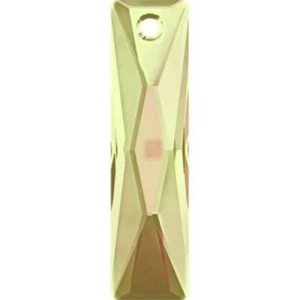 Colgante Queen Baguette 6465 Cristal Swarovski® verde luminoso (lumg) 13,5x6mm - Imagen 1 de 2