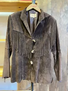 Women's Western Scully Suede Jacket XS, S - Picture 1 of 2