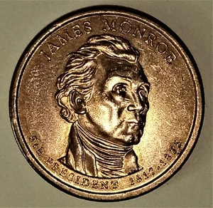 Vintage James Monroe $1 Coin No Date Stamp - Picture 1 of 2