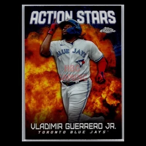 Baseball Card Vladimir Guerrero Jr #ASC-25 Action Stars 2023 Topps Chrome Update - Picture 1 of 2