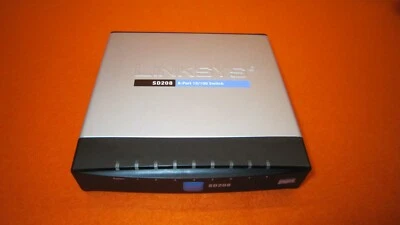 Linksys SD208 8 Port 10/100Mbps Switch & Power Adaptor - Image 1 of 3