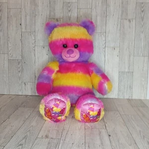 Build A Bear Tropical Popsicle Plush 16 Inch Neon Color Rainbow Stripe 2019 - Picture 1 of 8