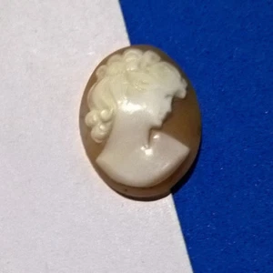 Vintage Camée Coquillage Profil à Sertir - Bild 1 von 2