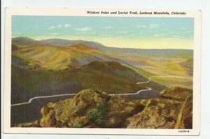 Postal Wildcat Point Lariat Trail Lookout Mountain CO Buffalo Bill Museum 1949 - Imagen 1 de 2