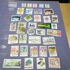 Singapore Group     Used  hinged ( Lot 11 File 142) - Picture 1 of 4