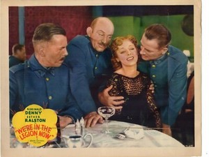 REGINALD DENNY ESTHER RALSTON WE'RE IN THE LEGION NOW 11X14 LOBBY CARD  LC5694