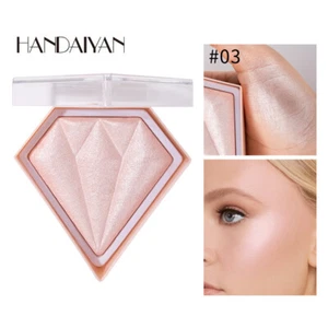 Women Highlighter Face Bronzer Shimmer Contour Eyeshadow Powder Cosmetics New - Picture 1 of 14