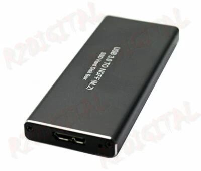 BOX PER HARD DISK SSD 2.5" USB 3.0 SUPPORTO ESTERNO CASE PORTATILE SATA PLUG - Immagine 1 di 2