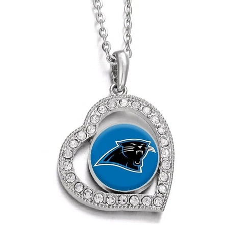 Carolina Panthers Womens 925 Sterling Silver Link Chain Necklace D19 Cover