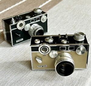 TWO Argus C-3 C3 Matchmatic 35mm Film Cameras "The Brick" 1940s, Harry Potter