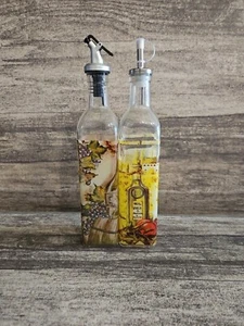 Pair of Bistro Chef Condiment Bottles / Stoppers, - Picture 1 of 4