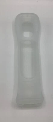Nintendo Wii Motion Plus -Adición remota Goma Silicona Agarre Cubierta Funda-CLARO Foto 1 de 3