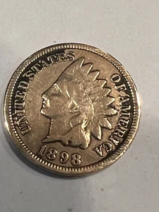 US MÜNZEN - ONE CENT 1898 - Bild 1 von 2