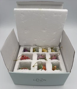 Lenox Miniatur Ornament 10er Set - Herbstblumen - Neu 890508 - Bild 1 von 13