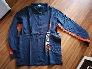 Herren Poloshirt Shirt langarm U.S POLO ASSN Blau 3XL - Bild 1 von 2
