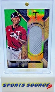 Byron Buxton 2017 Topps Triple Threads Jumbo Relic Card /18 Green SJR-BBU - Picture 1 of 2