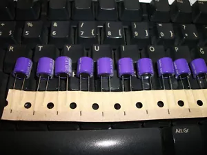 24 piezas NUEVO DE LOTE ANTIGUO SANYO JAPÓN OSCON SERIE SA 10V 220UF TAPAS DE AUDIO ESR BAJAS! - Imagen 1 de 3