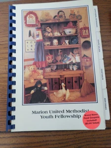 Spiral Cookbook Marion Pennsylvania PA United Methodist Youth Fellowship 1994 - Picture 1 of 3
