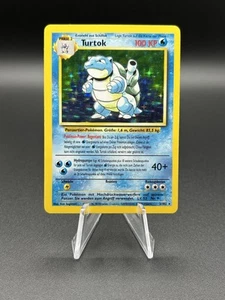 Blastoise Turtok 2/102 Base Set German Pokémon Card TCG 1999 - Picture 1 of 3