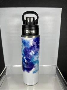 Tervis " PAW PRINTS " Stainless Wide Cold Mouth Bottle Tumbler 24 Oz. - Picture 1 of 9