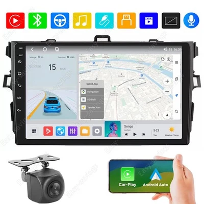 For Toyota Corolla 2009-2015 Car Stereo Radio Android 15 GPS Navi Apple Carplay - Image 1 of 4